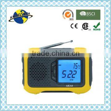 Hot Selling Fancy Temperature PLL Portable Clock Radio
