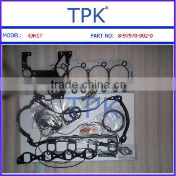 High quality Isuzu 4JH1T overhaul Gasket kit, 4JH1 overhauling gasket set manufacturer