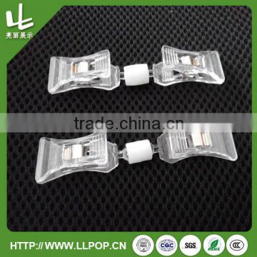 Double sided plastic clips