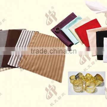 composite double-sided imitation linen western mats/polyester jacquard napkins/napkin rings