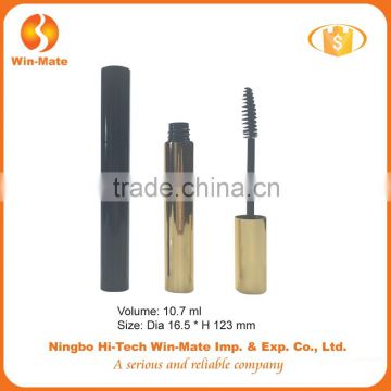 classical gold factory supply 123*16.5mm beauty round mascara tube