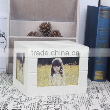 W131008 unique picture frame moulding wooden box photo frame