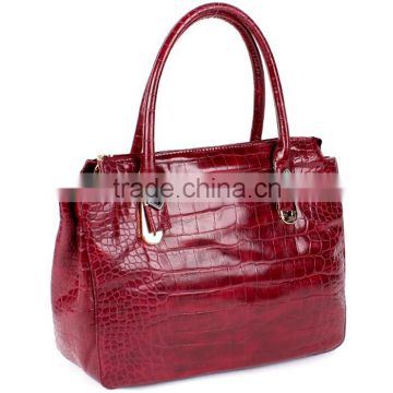 Red ladys hand bag 2016 Newest pu leather bag