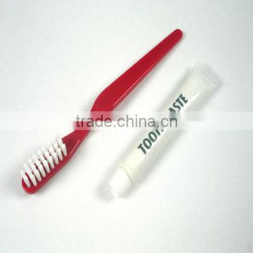 disposable toothbrush with 10g toothpaste