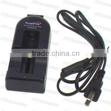HOT SELL!!! Factory price trustfire ONE SLOT multifuctional bettery charger 4.2v 550mah by original manufacture