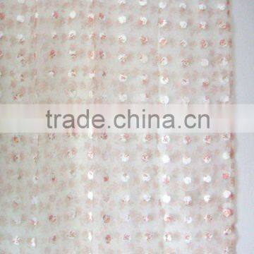 Cut out curtain fabric