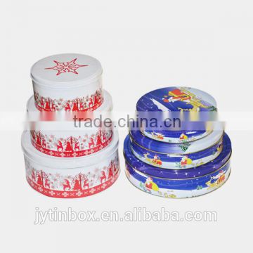 exqusite design hot selling cake tin box/cake tin set