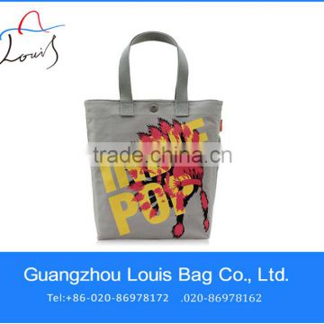 Custom printed trade show canvas tote bag