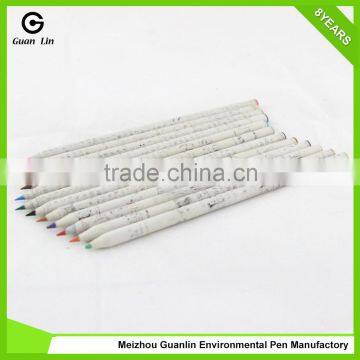 Wholesale Price recycle paper Logo OEM newspaper pencil