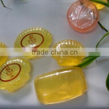 Hotel customize soap with logo transparent soap