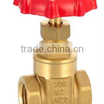 Brass non-rising stem gate valve