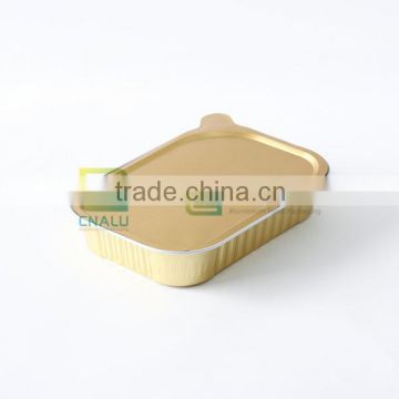 Sealable Gold/Silver Color Aluminium Foil Container
