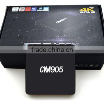 2016 Cloudnetgo Amlogc S905 Quad-Core Android Smart TV Box with 1G DDR3+8G ROM With Kodi XBMC 15.0 Unique TV box