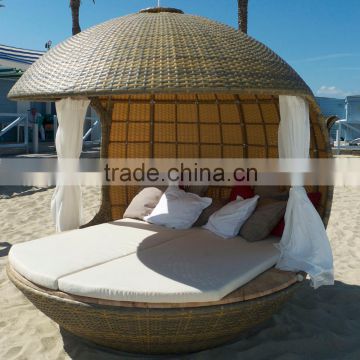Outdoor Beach Swimming Pool wicker rattan hanging bed                        
                                                Quality Choice