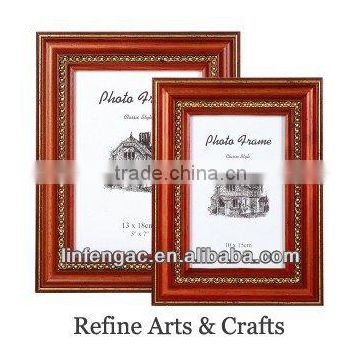 Fancy delicate decorative wall hanging wooden wholesale photo frames