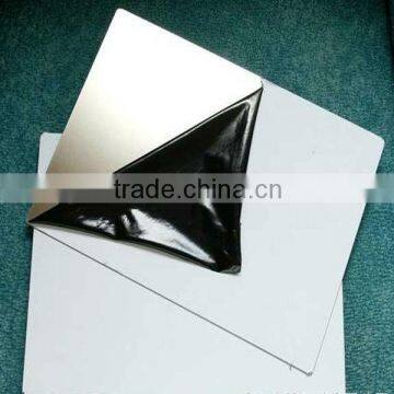 Stainless steel metal plate for laminating