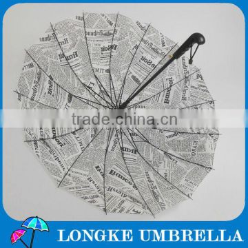 [G058]23"x16K golf paper umbrella paper parasol