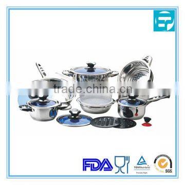 18 pcs stainless steel cookware