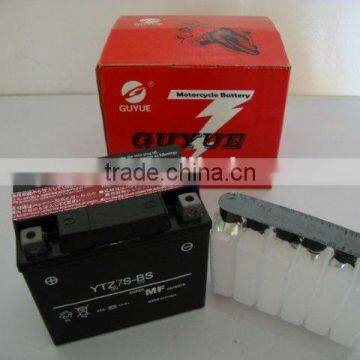 12V Maintenance Free MF Motorcycle Battery YTZ7S-BS