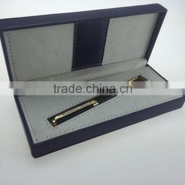 Newly style for the blue color cardboard gift pen box