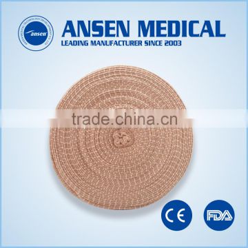 Ansen high quality cotton elastic tubular bandage comfortable stockinette fabric