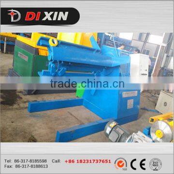 2016 color coil 5 tons hydraulic uncoiler/ decoiler machine price
