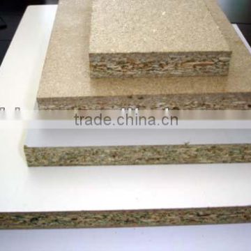 Lowest price 18mm white melamine particle board price