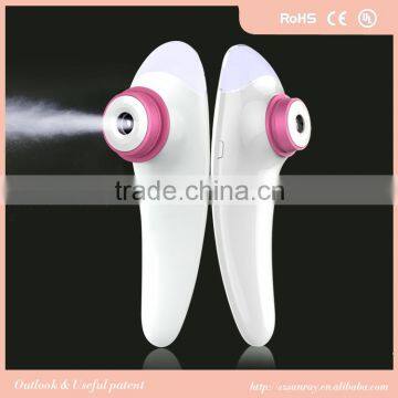 Useful USB recharged beauty equipment ion facial steamer for person care