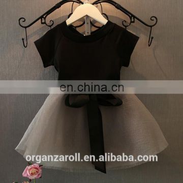 new style baby dress fabric polyester organza fabric