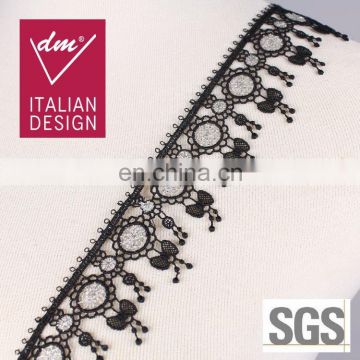 Wholesale garment polyester venice lace fringe trim ETR1688
