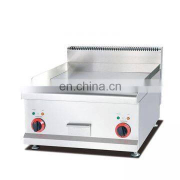 Hot Industrial Electric 2/3 Flat And 1/3 Grooved Griddle / Gas Griddle Grill