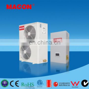 EVI DC inverter split heat pump water heater in -25degree