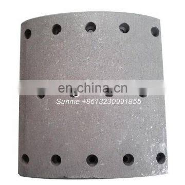 Truck trailer drum brake lining 19075 SV/8/1