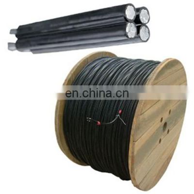 Competitive Price ABC AERIAL BUNCH CABLE abc aerial bundle cable.0.6/1KV, XLPE/PVC insulation, Aluminum Conductor