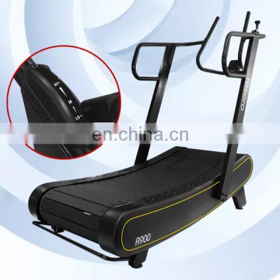 commercial gym equipment from China multi exercise machine Curved treadmill & air runner Treadmill with convenient transport