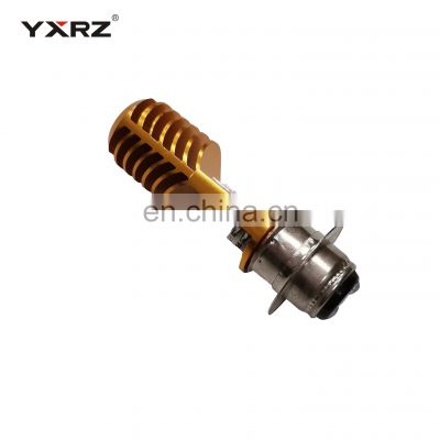 Motorcycle bulb suppliers DC 12V-80V two sides COB chip super bright replacement p15d motorcycle bulbs