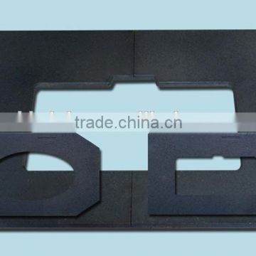 Silicon Maximum size large basin plate for sanitary ware