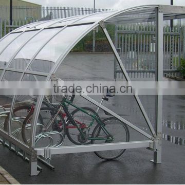 Semi-circle Aluminium Bike shelter