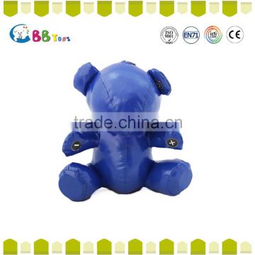 2015 New high quanlity factory made blue stereo plush soft dolls toys for baby