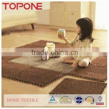 Home patchwork design anti-slip children rugs