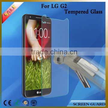 New design water-proof for lg g2 tempered glass screen protector