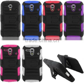 RUGGED COMBO CASE BELT CLIP HOLSTER STAND FOR Kyocera Hydro Edge/C5125