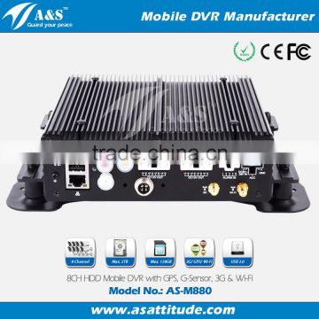 China DVR Manufacturer 8CH Mobile DVR With GPS 3G Wifi