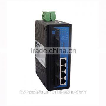 8 ports DIN-Rail Managed Optical Industrial Ethernet Switch
