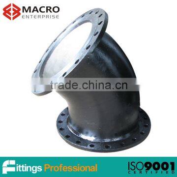 double flanged DI fittings ISO2531