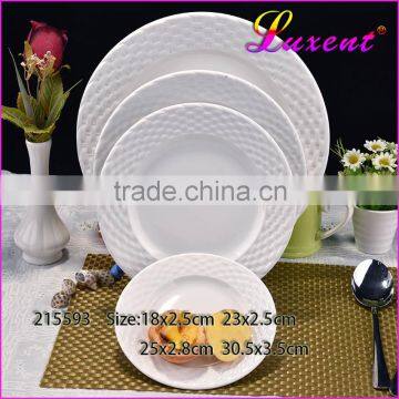 porcelain pasta plate,porcelain round deep plate,white porcelain soup plate for restaurant