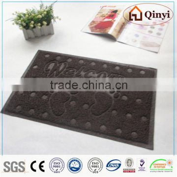 PVC Coil Floor/Door Mat with Firmbacking/pvc floor mat - qinyi