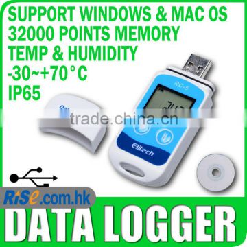 Temp Recorder Internal Sensor USB Temperature Data logger Datalogger