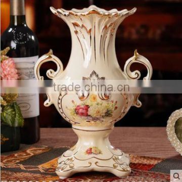 Factory wholesale Luxury ceramic home goods vases in jingdezhen