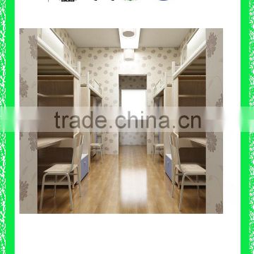 latest wooden bed designs modern dormitory bed HXDM024